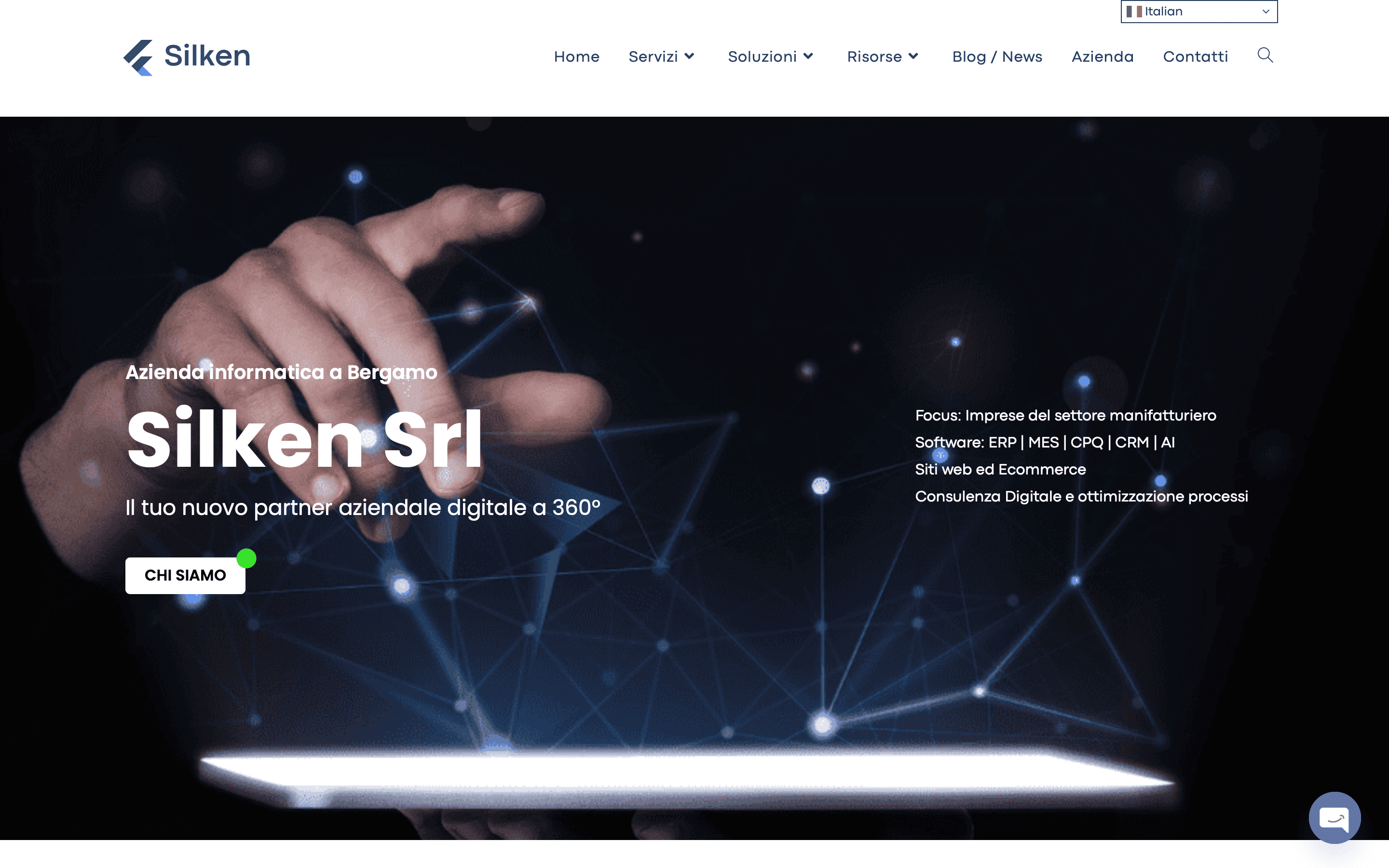 sito web azienda informatica sviluppo software bergamo italia