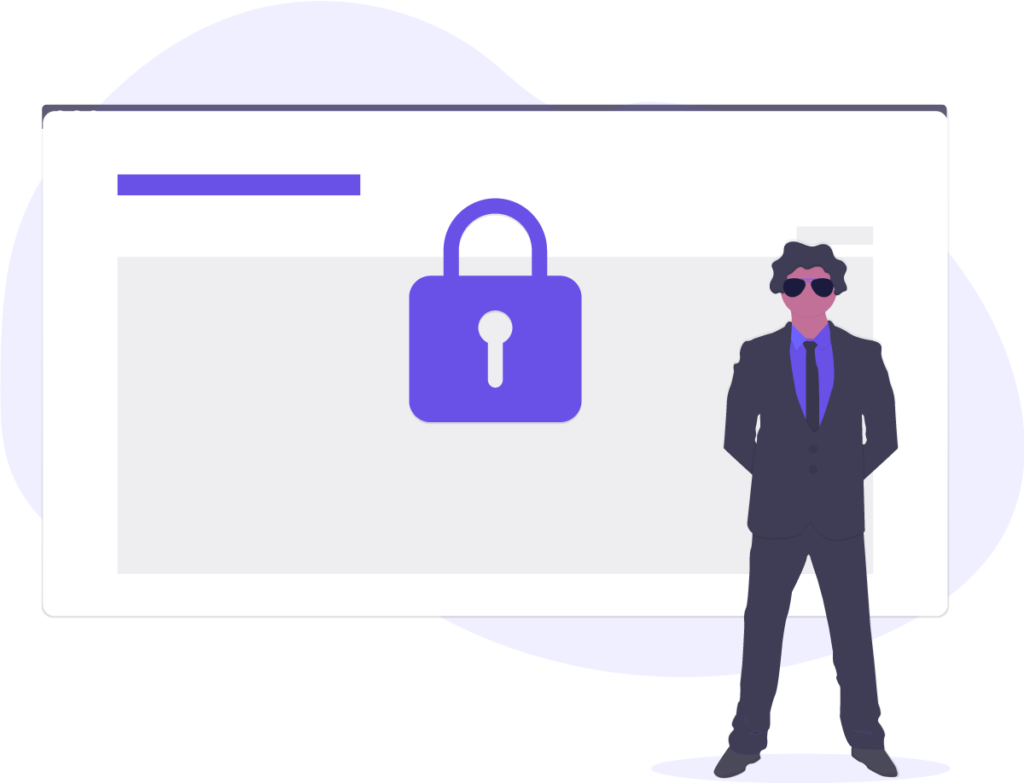 Icona privacy software azienda informatica di bergamo Silken.